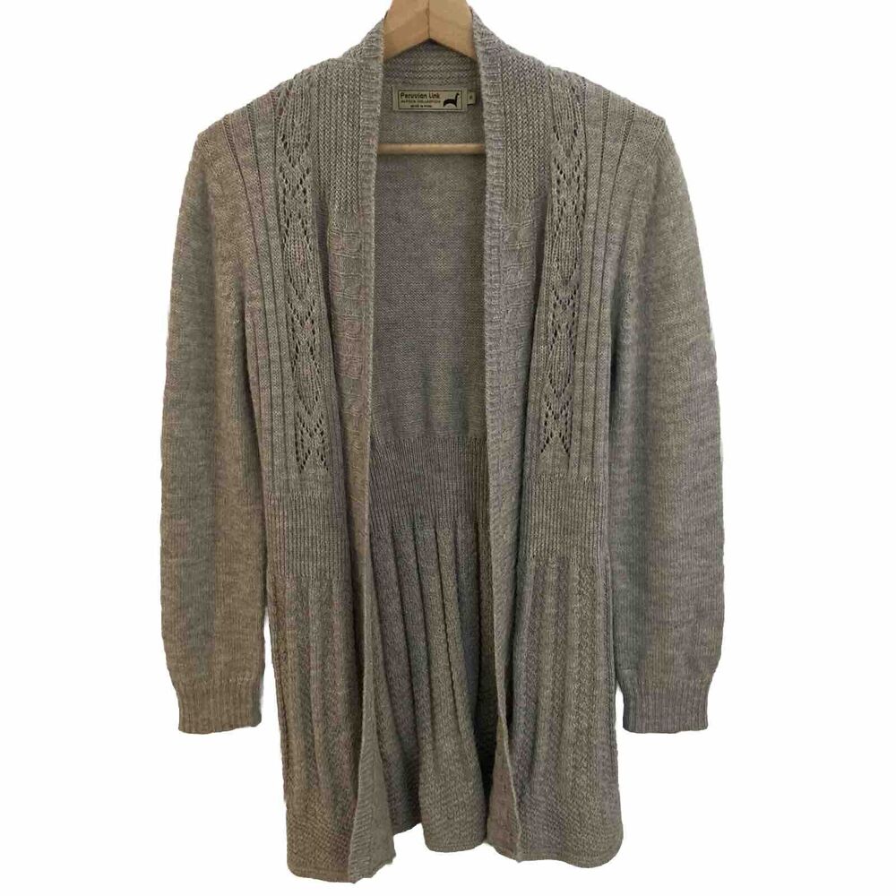 Peruvian Link Alpaca Collection Open Cardigan Swe… - image 1